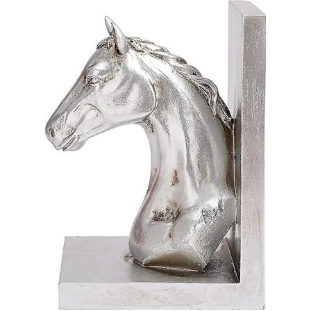 Bogstøtter, sølv Bogstøtter Hest Form Bogstøtter Hylde Bog Stopper Holder