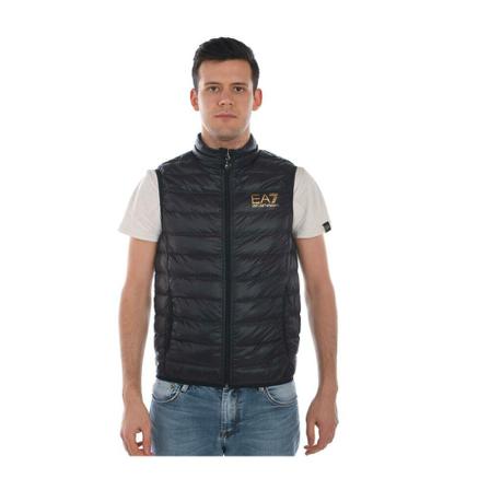Emporio Armani EA7 T-Shirt Sort, Herre Vest, Størrelse: L