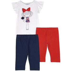 Mayoral 3-piece Navy Top And Leggings Set 6 Years - Clothing sets - 6 years - Navy