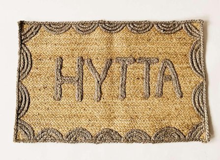 Trend Design Dørmatte Jute Hytta 50x80