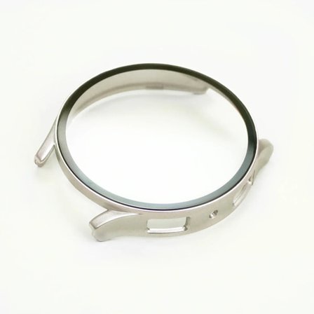 Härdat glas + Skal för Samsung Galaxy Watch 7/6/5/4 skydd 44mm 40mm Full PC stötfångare skärmskydd Galaxy Watch FE Tillbehör