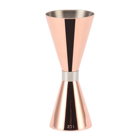 Cocktail-mitta, kaksisuuntainen, 304 ruostumatonta terästä, baarimitta, asteikolla, kotijuhliin, ruusukulta