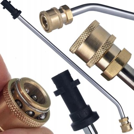 JetPro Lanse 58 Cm – 30° Vinkel | Messing Lynkobling 1/4" | Kompatibel med Kärcher K2, K4, K7