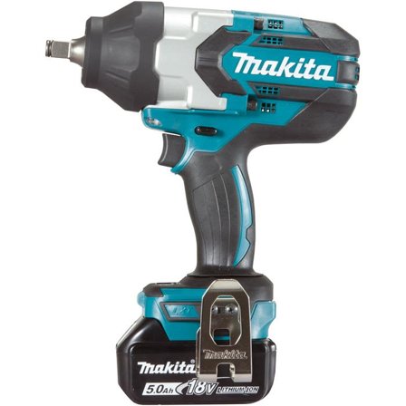 Makita DTW1002RTJ Mutterdragare med batteri och laddare, Maskiner