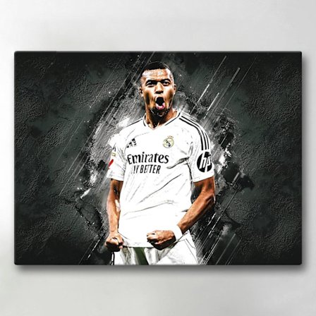 Lerretsbilde / Bilde - Mbappe - 40x30 cm - Lerret