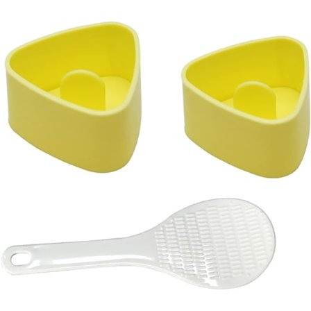 Sushi Form Trekantet Sushi Lagingssett med Risskje Onigiri Form DIY Sushi Onigiri Maker Risball Bento Presseform