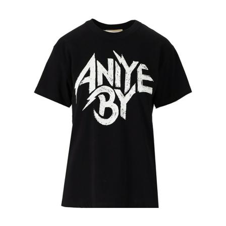 Aniye By T-Shirts Sort, Dame