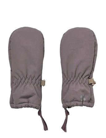 Wheat Technical Mittens Zipper - Purple - XS