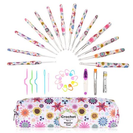 Virkatut koukut -setti virkkausneule