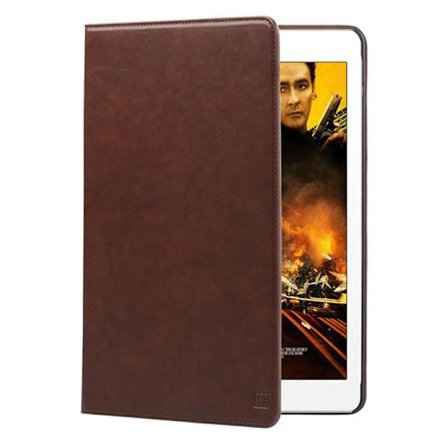 Promate Wallex-Air2 Premium läder fodral med korthållare för iPad Air 2 - Brun