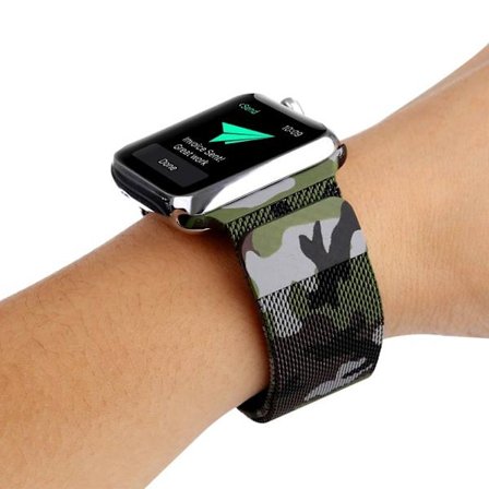 Armband till Apple Watch Milanesisk 38/40mm KAMOUFLAGE