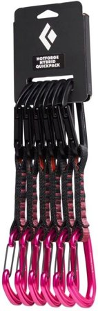 Black Diamond Hotforge Hybrid Quickpack 12 cm Ultra Pink - Karabiner og Quickdraws