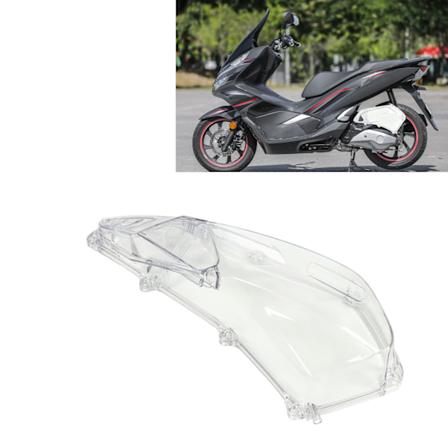 Luftfilterdeksel Luftrenser Beskyttelseshette Erstatning for PCX160 ADV160 2021 til 2023 Transparent