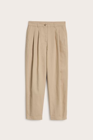 Kappahl | Kort bukse med folder Beige 34 | Beige