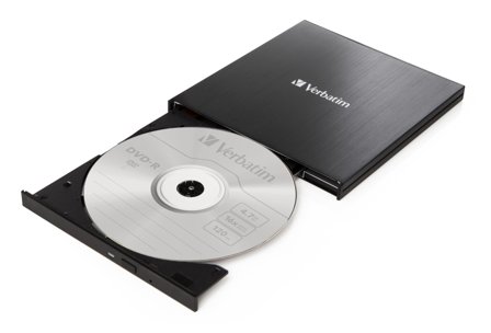 Verbatim Slimline - DVD±RW (±R DL)-stasjon - USB 3.2 Gen 1 - ekstern