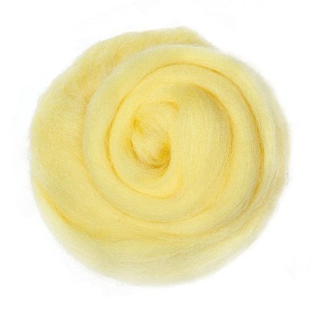 50g Ullgarn Roving Fiber GUL yellow