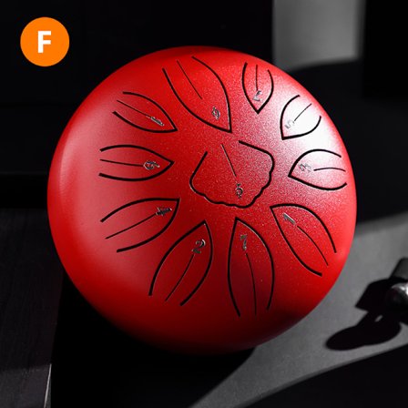 Stål tunga trumma 13 tum 15 noter musikinstrument handpan Guld