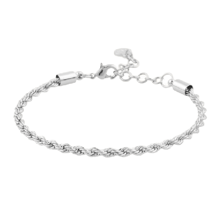 SNÖ of Sweden Exibit Brace Armband Dam Silver ONESIZE