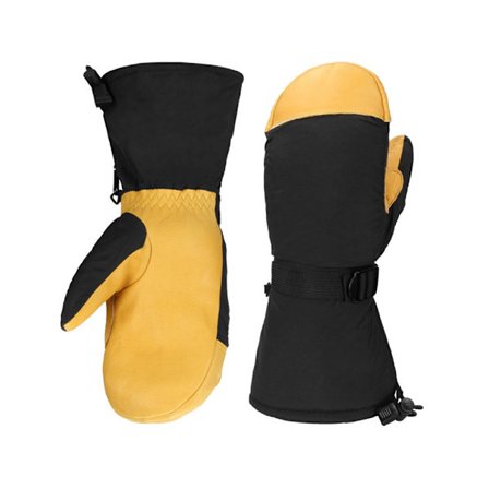 Læder Skihandsker med 3M Isolering - Vindtætte og Varme til Vintersport