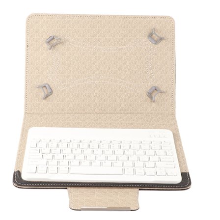 Universellt PU-skyddsfodral med Bluetooth-tangentbord Kompatibelt 10-tums surfplatta Laptop Android iOS Windows OS