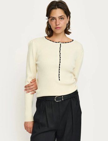 Soft Rebels Srjude Knit - Cream - M