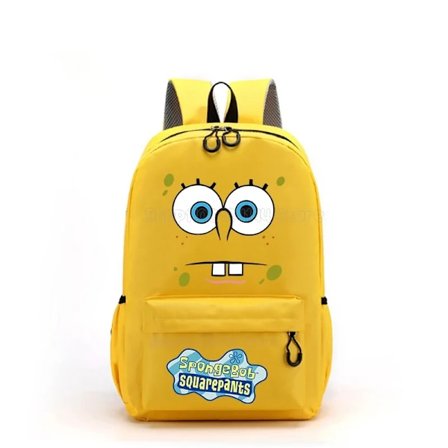 SpongeBobed Ryggsäck Barn Anime Tecknad Pojke Flicka Ryggsäck Tonåring printed skolväska Studentbokväska Män Kvinnor Ryggsäck Present