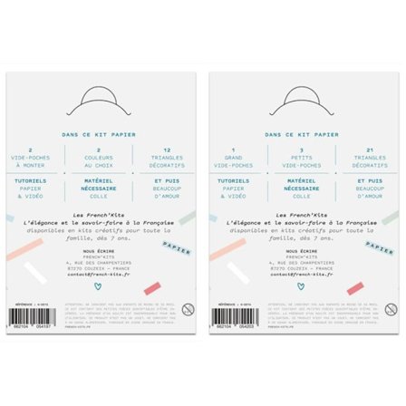 2 DIY origami - 6 korulaatikkoa valmistettavaksi