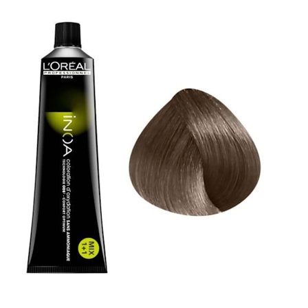 Hapetusväri ilman ammoniakkia - L'Oréal - Inoa N°7.23 - Golden Iridescent Blonde - Voimakas kosteutus