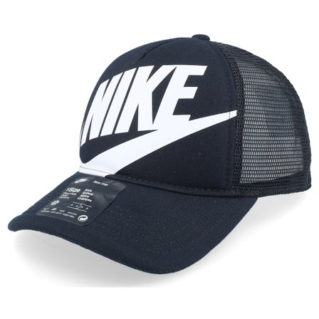 Nike - Black trucker Czapka Z Daszkiem - Kids Rise Black/White Trucker @ Hatstore
