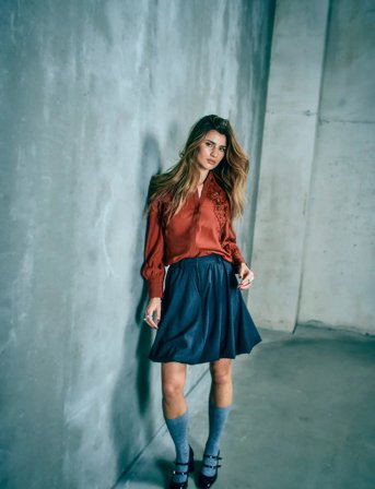 Copenhagen Muse Cmtailor-Skirt - Grey - XL