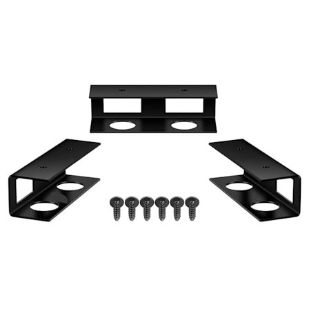 3 deler oppbevaringshylle under skrivebordet for bærbar PC, tastatur, ruter, kabelboks