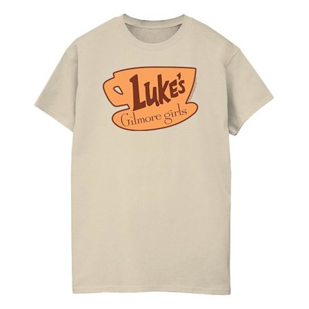 Gilmore Girls Dam/Dam Luke's Logotyp Pojkvän T-Shirt 4XL S