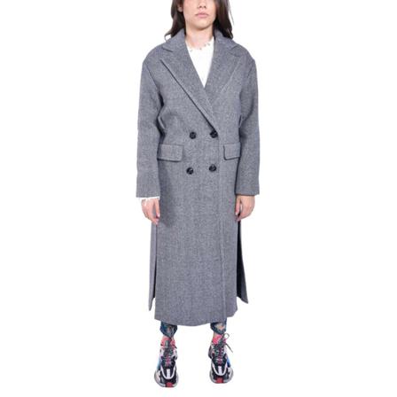 Pinko Jass , Grijs , Dames , Maat: S TrenchJass & Mantels