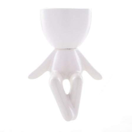 Suckulenta kruka växtkrukor VIT 5 5