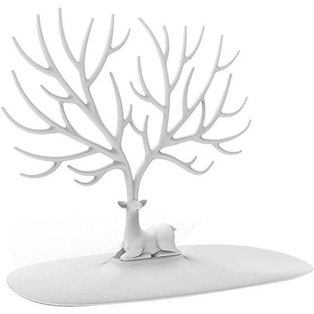 Smyckesträd Stativ, 2 st Skog Hjortträd Förvaring Display Stativ