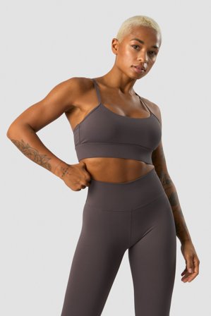ICANIWILL - Nimble Strappy Sports Bra Clay - Sports-BH - Damer - Træningstøj fra ICIW