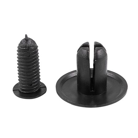 30 kpl 6 mm reiän halkaisija musta muovinen niitit kiinnitin lokasuojan puskurin työntö & 20 kpl lokasuojan työntöpidike