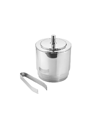 Georg Jensen MANHATTAN ishink med tång Köksredskap Unisex Silver 18,1 cm