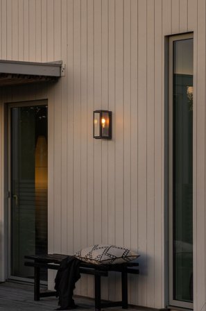 Konstsmide - CARPI vegglampe utendørs - Svart - Fasadebelysning - No size - Fra Homeroom