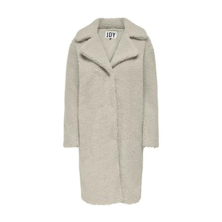 Jacqueline de Yong Faux Fur Shearling Jacka vit, Dam, Dam, Storlek: S