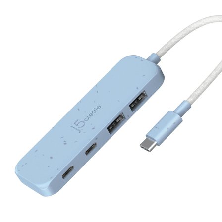 j5create JCH342EC - hub - eco-friendly, USB-C - 4 porter