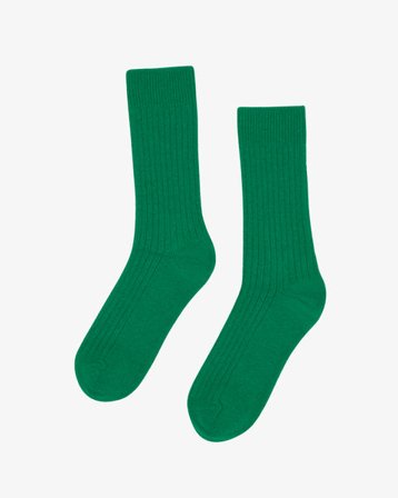 Merino Wool Blend Sock - Kelly Green