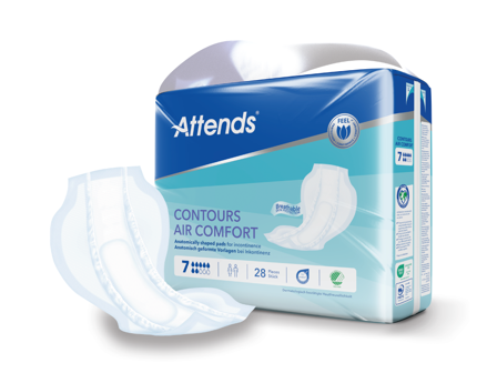 Attends Contours Air Comfort 8, 28 stk.
