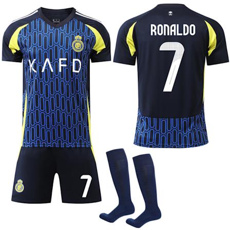 2024-2025 Al-Nassr FC Bortatröja Fotbollsset Nr.7 Ronaldo