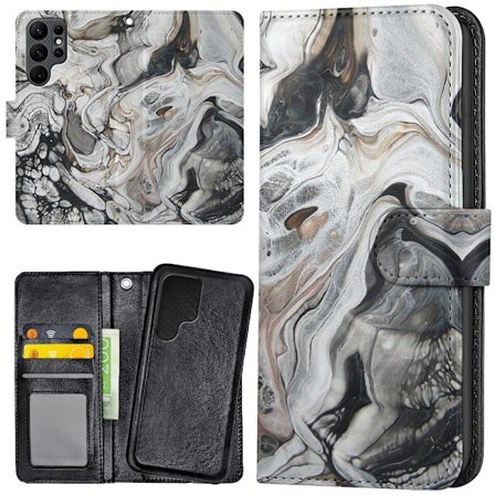 Samsung Galaxy S25 Ultra - Lommebok Deksel Marmor