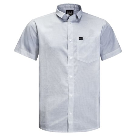 Jack Wolfskin Men's Nata River Shirt Men short-sleeved shirts White M