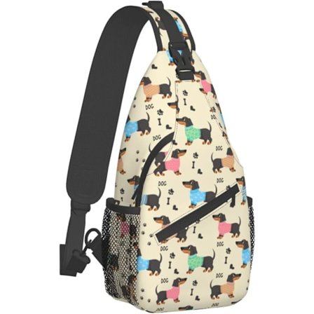 Sling Bag Crossbody Ryggsekk Vandring Reise Dagsekk Brystveske Lett Skulderveske For Kvinner Menn