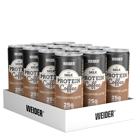 12 x Weider Protein shake, 250 ml Coffee