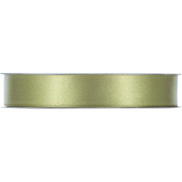 Satengbånd dobbeltsidig oliven