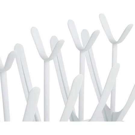 Diskställ för 8 Svarta och Vita Flaskor